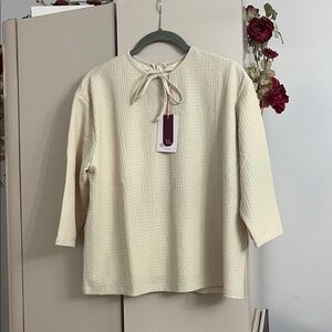 Elegant Cream Blouse